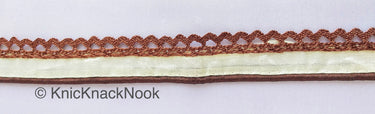 Embroidered Crochet Cotton One Yard Lace Trims Approx. 28mm Wide, Fabric Trim With Crochet Fringe